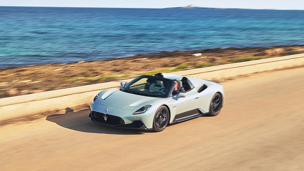 Νέα Maserati MC20 Cielo spyder: Εκπληκτικό αυτοκίνητο με ανοικτή οροφή