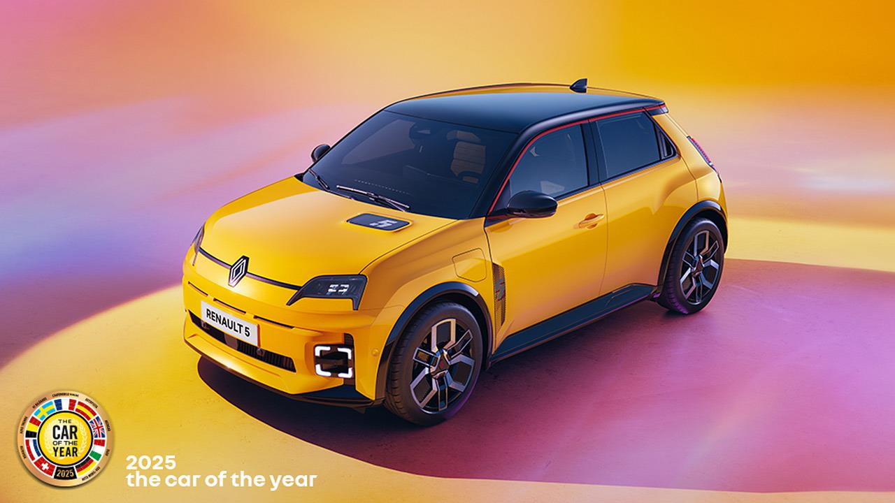 Το Renault 5 E-Tech Electric αναδείχθηκε Car of the Year 2025